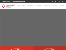 Tablet Screenshot of leadershipdekalb.org